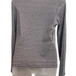 Levi's Classic Pullover Geo Rib Knit Long Sleeve T-Shirt Thermal Top Blue Large Photo 1