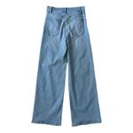 Frame  Le Slim Palazzo Mid Rise Wide Leg Jeans in Honeymoon Wash Size 27 Photo 3