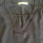 Jon & anna  Classic Black V-Neck Top Photo 2