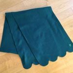 dudley stephens Fleece Scalloped Edge Scarf, Hunter Green Photo 0