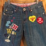 TEENIE WEENIE Patches Jean Capris EUC 6 Rare HTF Blue Photo 6