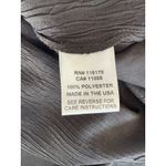 Komarov Dress Black Abstract Floral Crinkle Overlay Midi Dress Womens Large Photo 11