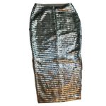 Karina Grimaldi  Hayve Shingle Sequin Silver Pencil Skirt, Size XS  NWOT Photo 8