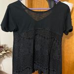 Black, short sleeve shirt Black Photo 3