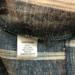 Drew  linen blend denim blue and white jacket sz XS NWT Photo 5