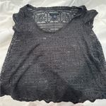 American Eagle Grey lace babydoll shirt Photo 0
