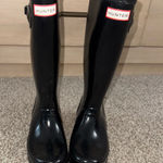 Hunter  Rain Boots Tall Black Photo 0