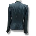 Armani Collezioni Italy Size 8 Ruffle Collar Blazer Jacket - Capsule Neutral Photo 6