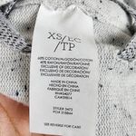 CAbi  Sweater Knit Hoodie Short Sleeve Loose Fit Top Cotton Blend Oversized XS Photo 9