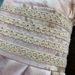 Sundance Pink Silk Floral Midi Dress Size 6 Lace Empire Waist Romantic Party Photo 11