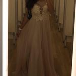 brand new prom dress Tan Size 4 Photo 1