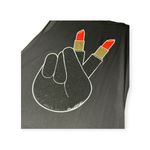 Lauren Moshi new  ✌︎︎ Deanna Lipstick Crystal Peace Fingers Dress ✌︎︎ Black XS Photo 11