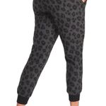 Old Navy Vintage Sherpa Black Leopard Joggers Photo 1