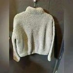 Women’s Thread & Supply Blue Grey Quarter Zip Fleece Sweatshirt Medium Photo 4