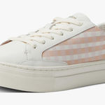 Soludos  womens‎ Check Mate Ibiza Platform Sneaker Peach Womens size 10 Photo 0