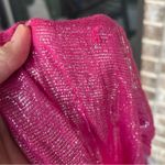 Justice  Pink Metallic Shimmery All Season Scarf Womens Girls Photo 8