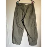 Vintage Levis 100% Cotton Green Full Length Baggy Cargo Carpenter Jeans sz 34/32 Photo 2