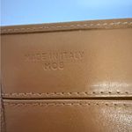 CELINE  Vintage Macadam Long Wallet Tan Canvas Leather Trim Made In Italy Photo 12