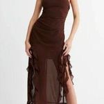LIONESS  Women's Rendezvous Dress in Chocolate Brown NWT Size AU 10/M Photo 0