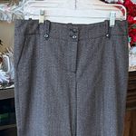 Brown Wide Leg Dress Pants Madison Petite Alexandra Fit Size 8P Photo 3