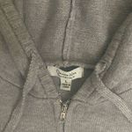 Orange Kiss Gray Hooded Men's Sweater Photo 2