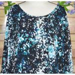 Avenue  Women's Tunic Blouse Plus Size 22W 24W Abstract Pattern Stretch Office Photo 1