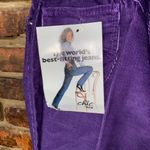NWT Deadstock Vintage Chic by H.I.S Purple Corduroy Jeans Women's Size 33 15/16 Photo 6