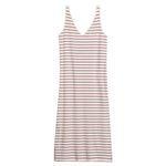 Banana Republic  Dress White & Red Stripe Rib Knit Double V Tank Size Medium Tall Photo 10