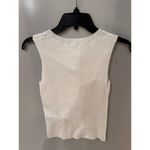 Halogen Nordstrom/ Rib Sleeveless Sweater Tank Size XS New with tags White Photo 4