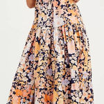 Free People Park Slope Floral Poplin Maxi Dress Sz Medium Photo 0