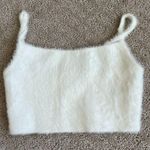 Aritzia NEW Sunday Best Reese Sweater Bra Top White Adjustable Straps 90s XS Photo 0