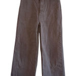 Mango Women’s Sz 4 Catherine Culotte High-Rise Jeans Brown Photo 0