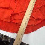 Equipment Femme Top Womens Medium‎ Red Bloodshot Essential Shine Shirt Silk Photo 8