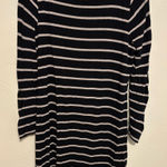 Soma  Black and Gray Striped Pajama Top Photo 0