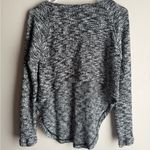 Black and White Knit Sweater Cutout Back Size Large Photo 5