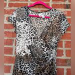 Joseph Ribkoff mixed print faux wrap dress Size 6 Photo 7
