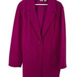 Chico's  Size 3 US 16 18 Knit Plush Jacket Hillcrest Pink Over Coat Single Button Photo 0