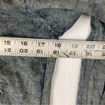 Affliction Afflicition women's medium long sleeve acid wash shirt gray black cutout mesh y2 Photo 7