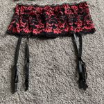 Avid Love Black & Red Lace Two Piece Lingerie Set SIZE L NWT Size L Photo 2