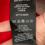 Self Portrait Self-Portrait Asymmetric Cutout Satin Peplum Midi Dress Photo 13