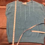 Vintage Inner Visions Ship'n Shore Blue Cable Knit Sweater Vest L USA New Preppy Size L Photo 11