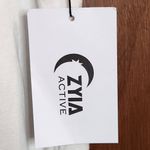 Zyia  Active Moon Mountain Pastel Watercolor White Short Sleeve Tee NWT w/flaw Photo 2