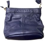 Hobo International Medium Gabby Crossbody Bucket Shoulder Bag Dusty Blue Grey Photo 2