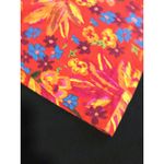 Maison D'amelie Floral Button Front Skirt RedPinkBlue Orange Midi Womens Skirt M Red Size M Photo 2