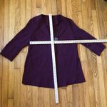 Wynne Layers NWOT Women's Deep Purple Knit Cardigan Photo 3