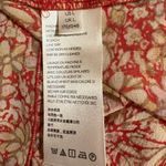 Free People NWT  Feeling Groovy Maxi Dress in red & cream Photo 9