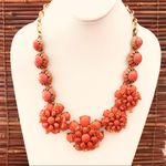 J.Crew  Orange Beaded Necklace Photo 1