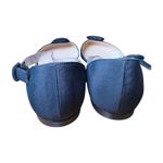 Christian Louboutin New Vintage Black Rosette Flats, Size 36 Photo 3