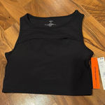 AQUA ‎ athletic bra top size medium black Photo 0
