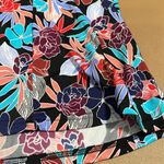 Fit 4U size 16 Kokomo cap sleeve swim top lined black floral print slimming NWT Photo 5